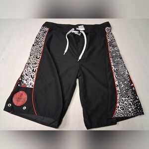 Guinness Black Swim Shorts for Men
